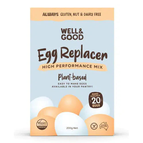 Well & Good Egg Replacer - High Performance Mix (200g)-Food-Foods ﻿Online Australia | FodShop