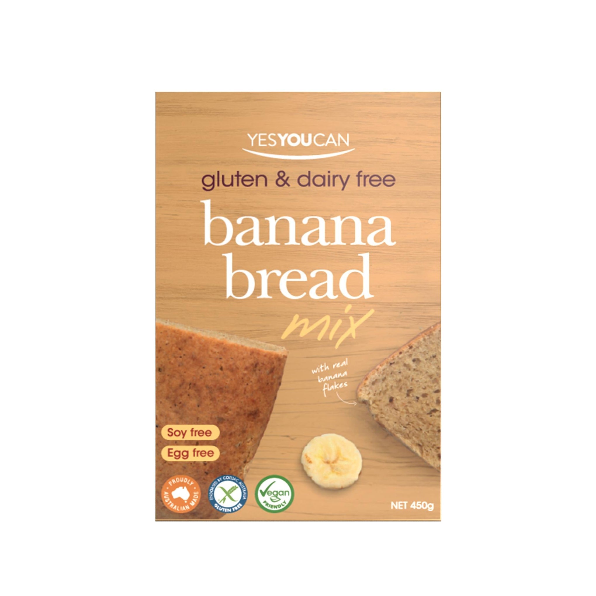 YesYouCan Banana Bread Mix (450g)-Food-Foods ﻿Online Australia | FodShop